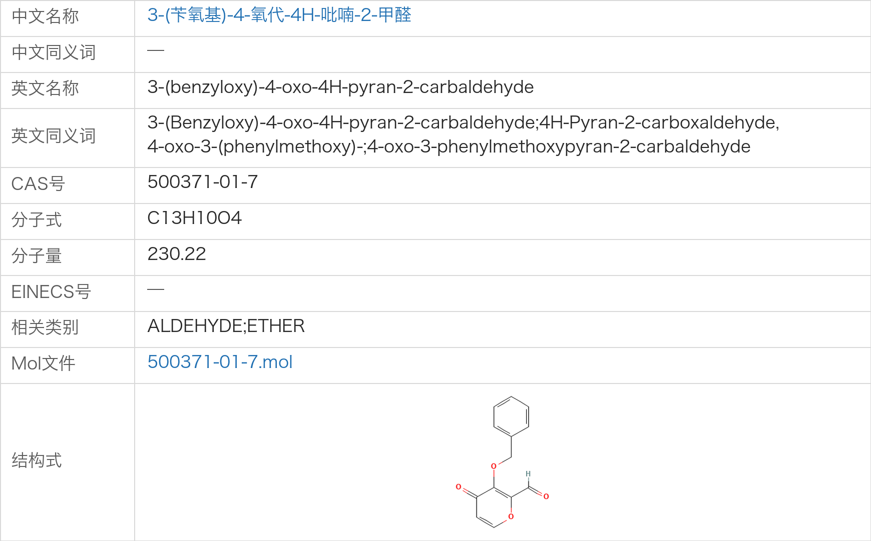 3-(苄氧基)-4-氧代-4H-吡喃-2-甲醛.png